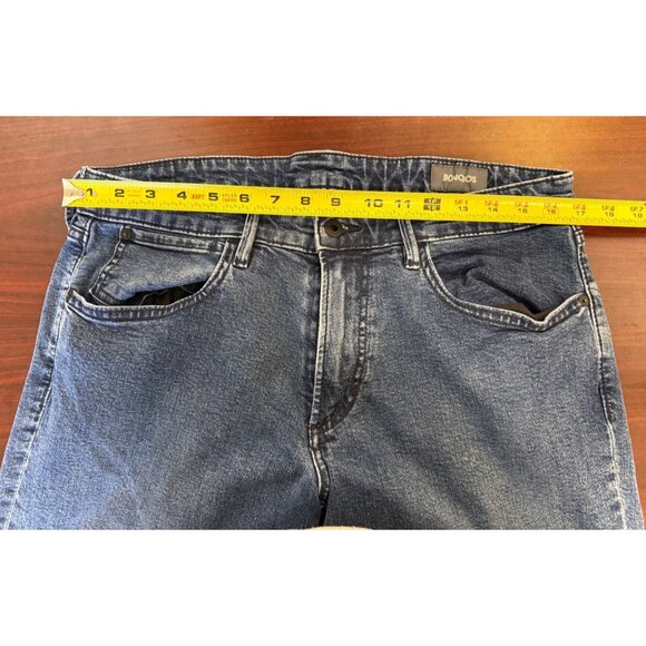 Bonobos Athletic Fit Mens Blue Denim Jeans 33x30 Made In Egypt Cotton Blend - Picture 7 of 9